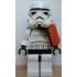 Sandtrooper - Orange Pauldron (Solid), No Survival Backpack, No Dirt Stains, Helmet with Solid Mouth Pattern and Solid Black Head – СТАР УОРС