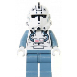 Clone Trooper V-wing Pilot (Phase 2) - Sand Blue Arms and Legs, Black Head – СТАР УОРС