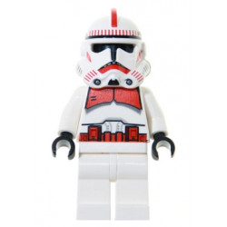 Clone Shock Trooper, Coruscant Guard (Phase 2) - White Hips, Black Head – СТАР УОРС