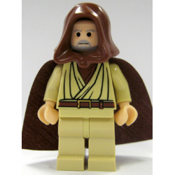 Obi-Wan Kenobi - Old, Light Nougat, Reddish Brown Hood and Cape – СТАР УОРС