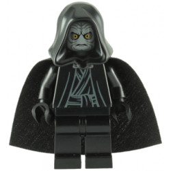 Emperor Palpatine - Light Bluish Gray Head, Black Hands – СТАР УОРС