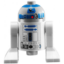 Astromech Droid, R2-D2, Light Bluish Gray Head – СТАР УОРС
