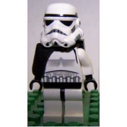 Sandtrooper - Black Pauldron (Solid), Survival Backpack, No Dirt Stains, Helmet with Dotted Mouth Pattern and Solid Black Head – СТАР УОРС