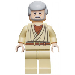 Obi-Wan Kenobi - Old, Light Nougat, White Pupils – СТАР УОРС