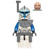 Clone Trooper Captain Rex, 501st Legion (Phase 1) - Dark Bluish Gray Rangefinder, Pauldron, and Kama, Large Eyes – СТАР УОРС