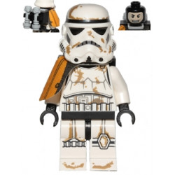 Sandtrooper - Orange Pauldron, Survival Backpack, Dirt Stains, Balaclava Head Print and Helmet with Dotted Mouth Pattern – СТАР УОРС