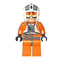 Rebel Pilot Y-wing (Jon 'Dutch' Vander, Gold Leader) - Light Nougat Head with Visor and Chin Strap – СТАР УОРС
