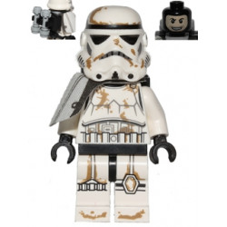 Sandtrooper - White Pauldron, Survival Backpack, Dirt Stains, Balaclava Head Print and Helmet with Dotted Mouth Pattern – СТАР УОРС