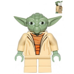 Yoda - Clone Wars, White Hair, Torso with Back Print – СТАР УОРС