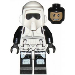 Imperial Scout Trooper - Printed Black Head and Legs – СТАР УОРС