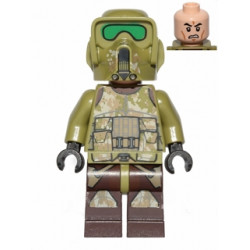 Clone Scout Trooper, 41st Elite Corps (Phase 2) - Kashyyyk Camouflage, Scowl – СТАР УОРС