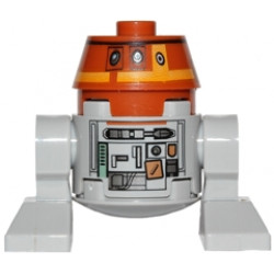 Astromech Droid, C1-10P (Chopper) - Light Bluish Gray Body – СТАР УОРС