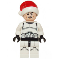 Clone Trooper - Printed Legs, Santa Hat, Scowl – СТАР УОРС