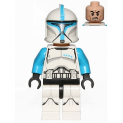 Clone Trooper Lieutenant (Phase 1) - Printed Legs, Scowl – СТАР УОРС