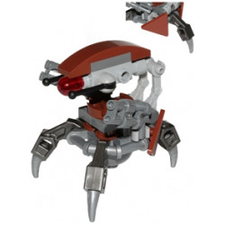Droideka (Destroyer Droid) - Reddish Brown Triangles without Stickers – СТАР УОРС
