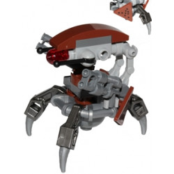 Droideka (Destroyer Droid) - Reddish Brown Triangles with Stickers – СТАР УОРС