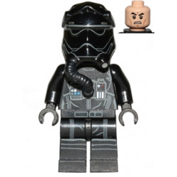 First Order TIE Fighter Pilot, Two White Lines on Helmet – СТАР УОРС