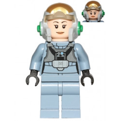 Rebel Pilot A-wing (Open Helmet, Sand Blue Jumpsuit, Female) – СТАР УОРС