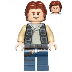 Han Solo, Dark Blue Legs, Vest with Pockets, Wavy Hair – СТАР УОРС