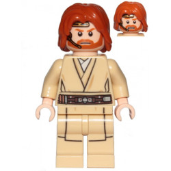 Obi-Wan Kenobi (Mid-Length Tousled with Center Part Hair and Headset) – СТАР УОРС