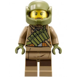 Resistance Trooper - Dark Tan Hoodie Jacket, Ammo Pouch, Stubble, Helmet with Chin Guard – СТАР УОРС