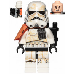 Sandtrooper Squad Leader (Captain) - Orange Pauldron, Ammo Pouch, Dirt Stains, Survival Backpack – СТАР УОРС