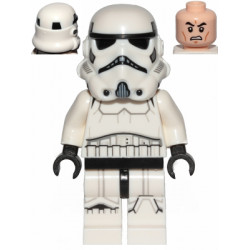 Imperial Stormtrooper - Male, Dual Molded Helmet with Black Panels on Back, Light Nougat Head, Scowl – СТАР УОРС