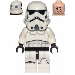 Imperial Stormtrooper - Male, Dual Molded Helmet with Light Bluish Gray Panels on Back, Light Nougat Head, Scowl – СТАР УОРС