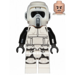 Imperial Scout Trooper - Male, Dual Molded Helmet, Light Nougat Head, Scowl – СТАР УОРС