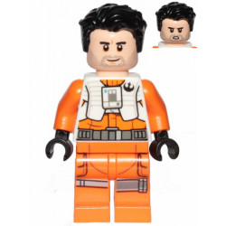 Poe Dameron (Pilot Jumpsuit without Belts and Pipe, Hair) – СТАР УОРС