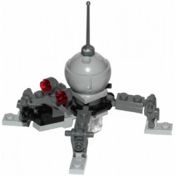 Dwarf Spider Droid - Light Bluish Gray Dome, Mini Blaster / Shooter – СТАР УОРС