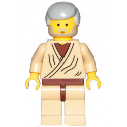 Obi-Wan Kenobi (Old with Light Bluish Gray Hair - 20th Anniversary Torso) – СТАР УОРС