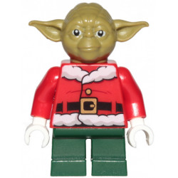 Yoda - Olive Green, Red Santa Jacket, Dark Green Short Legs – СТАР УОРС