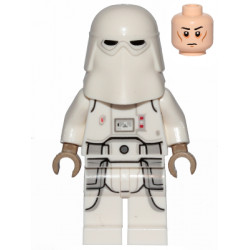 Snowtrooper, Printed Legs, Dark Tan Hands, Cheek Lines, Frown – СТАР УОРС