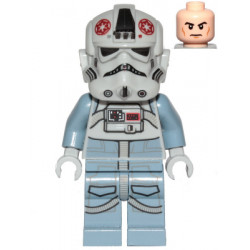 AT-AT Driver - Dark Red Imperial Logo, Cheek Lines, Frown – СТАР УОРС