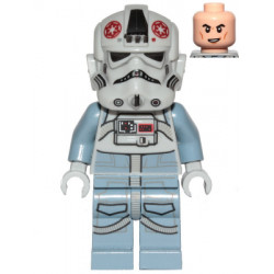 AT-AT Driver - Dark Red Imperial Logo, Cheek Lines, Smile – СТАР УОРС