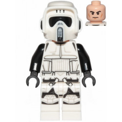 Imperial Scout Trooper - Male, Dual Molded Helmet, Light Nougat Head, Cheek Lines – СТАР УОРС