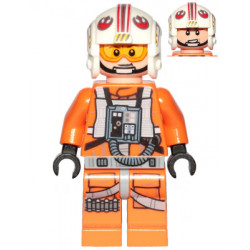 Luke Skywalker (Pilot, Printed Legs, Visor Up / Down, Askew Front Panel) – СТАР УОРС