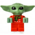 Din Grogu / The Child / 'Baby Yoda' - Red Christmas Sweater and Scarf – СТАР УОРС
