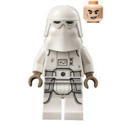 Snowtrooper, Printed Legs, Dark Tan Hands, Cheek Lines, Lopsided Grin – СТАР УОРС