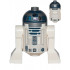 Astromech Droid, R2-D2, Flat Silver Head, Dark Pink Dots, Large Receptor, Back Printing – СТАР УОРС
