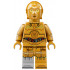 C-3PO - Molded Light Bluish Gray Right Foot, Printed Arms – СТАР УОРС
