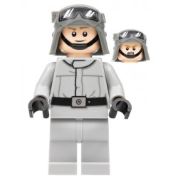 Imperial AT-ST Driver - Helmet with Molded Goggles, Light Bluish Gray Jumpsuit, Plain Legs – СТАР УОРС