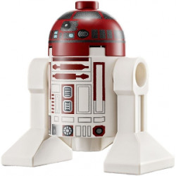 Astromech Droid, R4-P17 - Silver Band Around Dome, Dark Bluish Gray Rectangles – СТАР УОРС