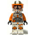 Clone Trooper Commander Cody, 212th Attack Battalion (Phase 2) - Orange Visor, Nougat Head, Helmet with Holes, Printed Legs – СТАР УОРС