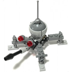 Dwarf Spider Droid - Dark Bluish Gray Dome, Black Cone 1 x 1 – СТАР УОРС