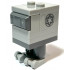 Gonk Droid (GNK Power Droid), Light Bluish Gray Body and Feet, Imperial Logo – СТАР УОРС