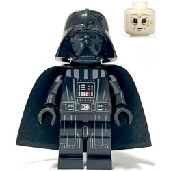 Darth Vader - Printed Arms, Traditional Starched Fabric Cape, White Head with Frown – СТАР УОРС