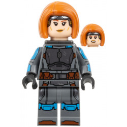 Bo-Katan Kryze - Printed Arms, Dark Orange Hair – СТАР УОРС