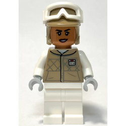 Hoth Rebel Trooper Dark Tan Uniform and Helmet, White Legs, Female (Kori Zaran) – СТАР УОРС